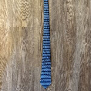 Hermès Blue and Black Tie